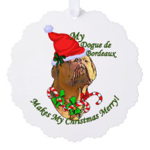 Dogue de Bordeaux Weihnachten