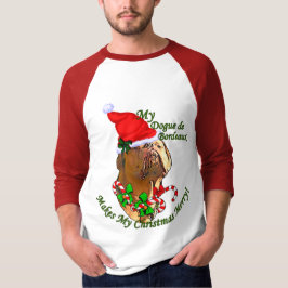 Dogue de Bordeaux Weihnachtsgeschenke T-Shirt