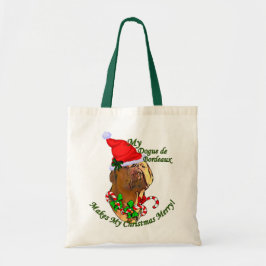 Dogue de Bordeaux Weihnachtsgeschenke Tragetasche