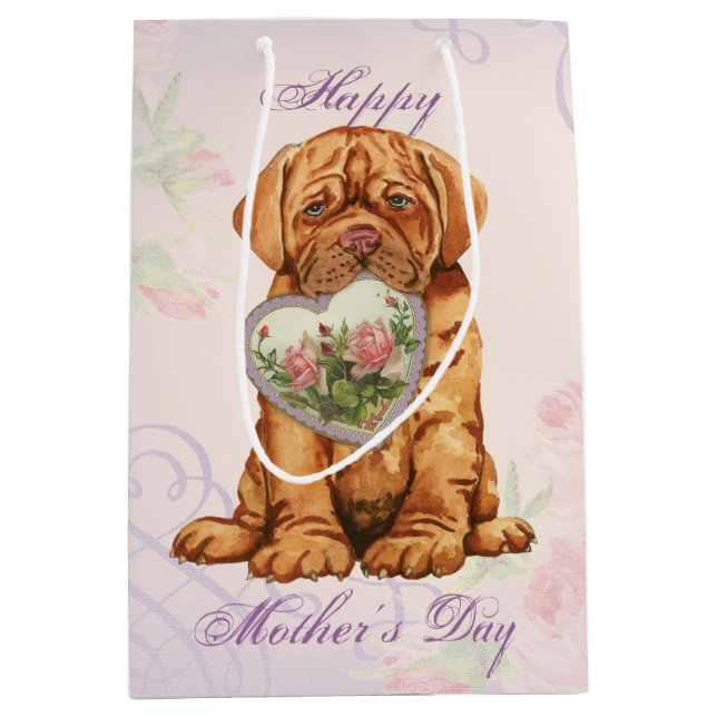 Dogue Herz-Mama Mittlere Geschenktüte (Vorderseite)