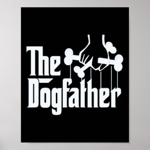 Dogvater Shirt Hund Vater Väter Tag Geschenk Shirt Poster