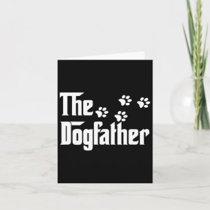 Dogvater T Shirt Vater Fathers Day Gift Dog Lover Karte
