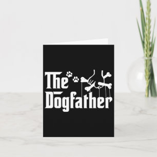 Dogvater T-Shirt Vathers Day Gift Dog Vater - Hund Karte