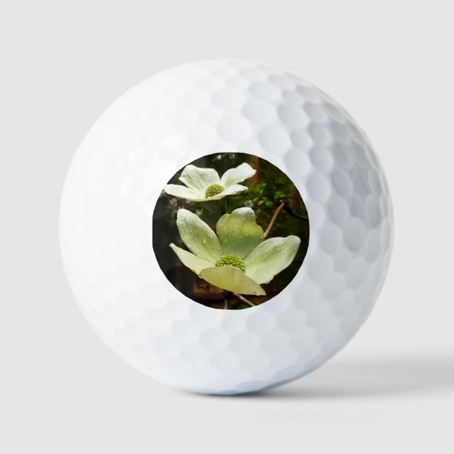 Dogwood and Redwoods in Yosemite National Park Golfball (Vorderseite)