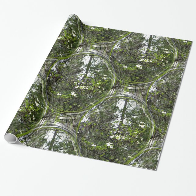 Dogwood-Blasen...... Geschenkpapier (Ungerollt)