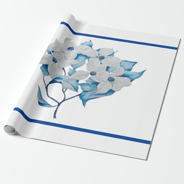 Dogwood-Blume für Wrapping Paper Geschenkpapier (Ungerollt)