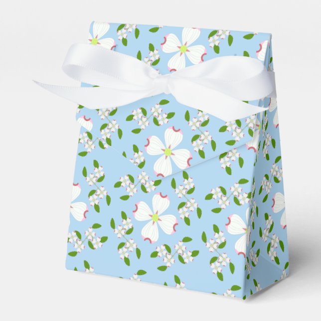 Dogwood-Blume Gefälligkeitsbox Geschenkschachtel (Vorderseite)