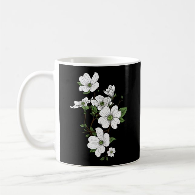Dogwood-Blume Kaffeetasse (Links)