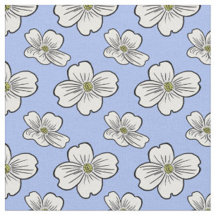 Dogwood-Blume Stoff