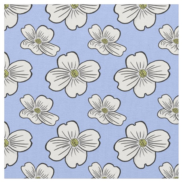 Dogwood-Blume Stoff (Nahaufnahme)