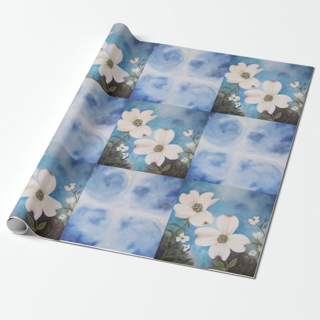 Dogwood Fantasy Geschenkpapier (Ungerollt)