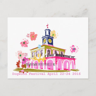 Dogwood Festival 2016 Downtown Fayetteville NC Postkarte