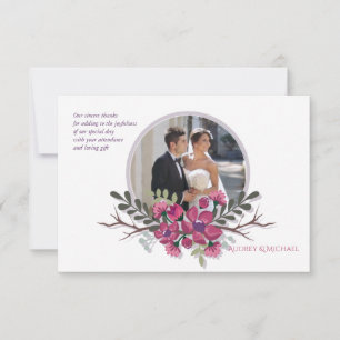 Dogwood Foto Vielen Dank Notecard Einladung