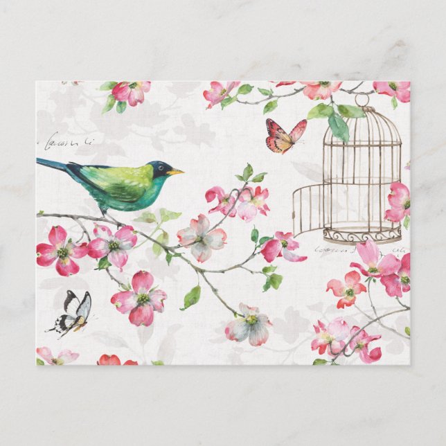 Dogwood Garden Postkarte (Vorderseite)