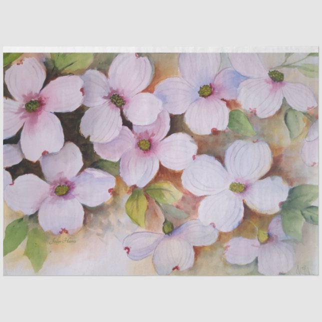 Dogwood-II-Gewebepapier Seidenpapier (Vorderseite)