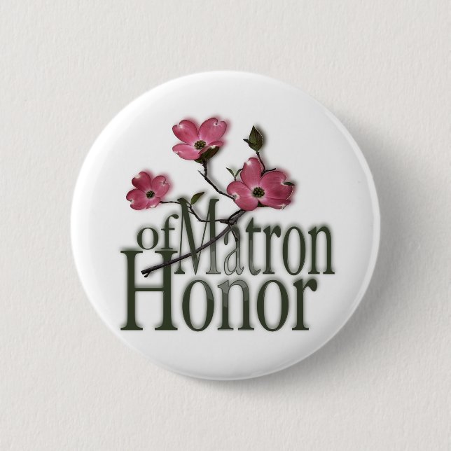 Dogwood/Matron of Honour Button (Vorderseite)