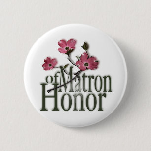 Dogwood/Matron of Honour Button
