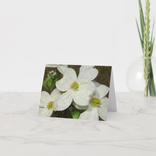 Dogwood Note Card Karte (Vorderseite)