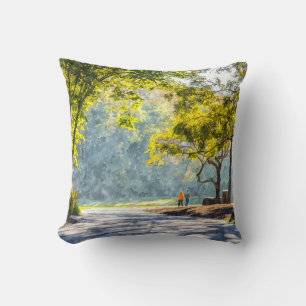 Dogwood Stroll Painterly Kissen