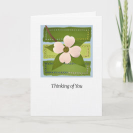 Dogwood "Thinking of You" Art Card  Karte