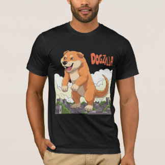 Dogzilla Funny Dog Monster Art T-Shirt