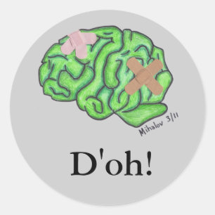 "D'oh!" Aufkleber