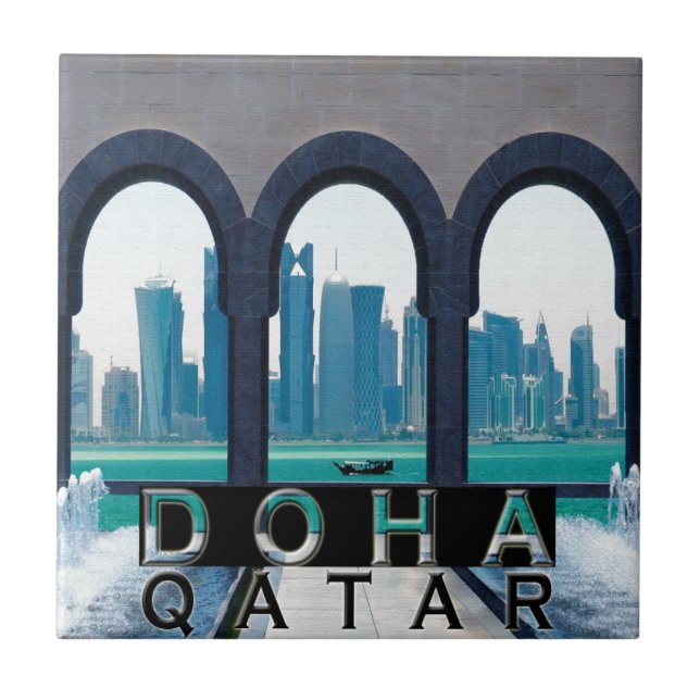 Doha Fliese (Vorderseite)