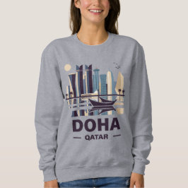 Doha-Halbinsel Katar Sweatshirt