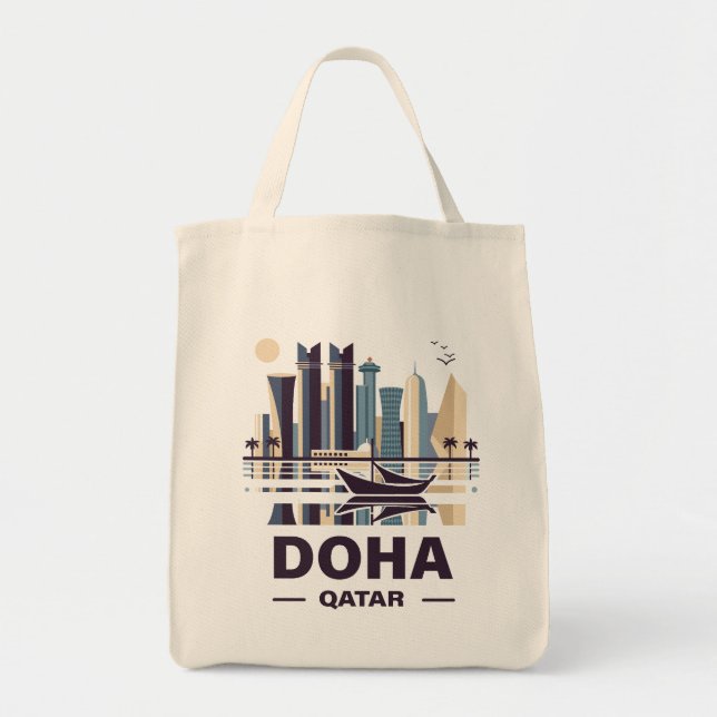 Doha-Halbinsel Katar Tragetasche (Vorne)