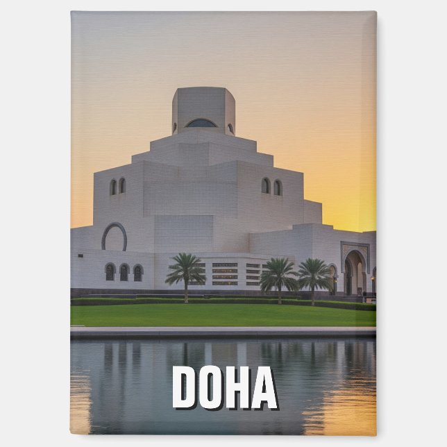 Doha Katar Museum Islamische Kunst Reise Magnet (Vorderseite)