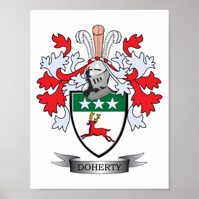 Doherty Coat of Arms Poster (Vorne)