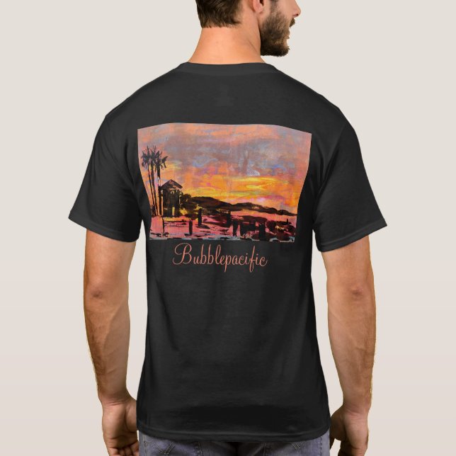 Doho Snack Bar bei Morgengrauen T-Shirt (Rückseite)