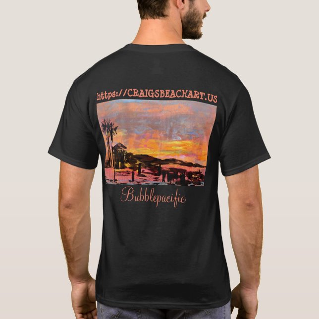 Doho Snack Bar bei Morgengrauen T-Shirt (Rückseite)