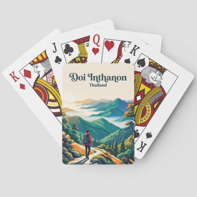 Doi Inthanon Thailand Spielkarten (Rückseite)