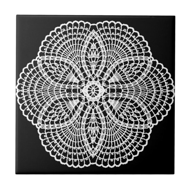Doily Art Fliese (Vorderseite)