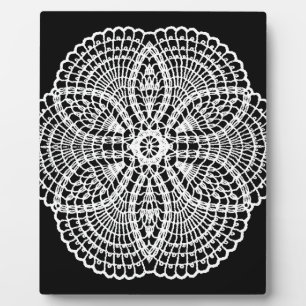 Doily Art Fotoplatte