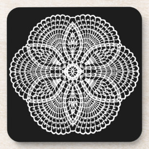 Doily Art Untersetzer