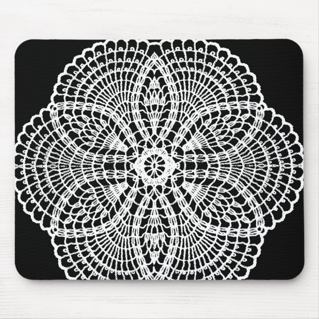 Doily-Kunst Mousepad (Vorne)
