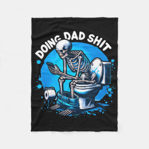 Doing Vater Vater Joke Skeleton Vater Funny Vater Fleecedecke