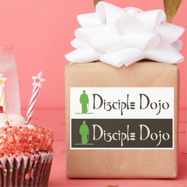 Dojo 2-für-1-Aufkleber Rechteckiger Aufkleber (Party)