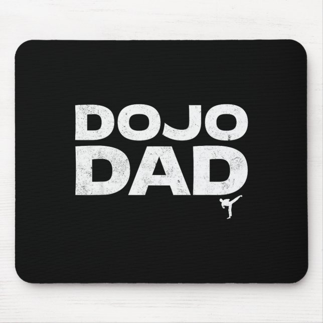 Dojo Dad Martial Arts Funny Father's Day Gift For  Mousepad (Vorne)