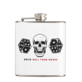 Dojo "Roll Them Bones" Flachmann
