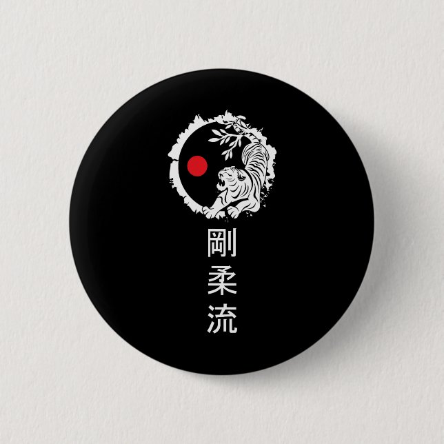 Dojo Training Karate Bestes Erbe des traditionelle Button (Vorderseite)