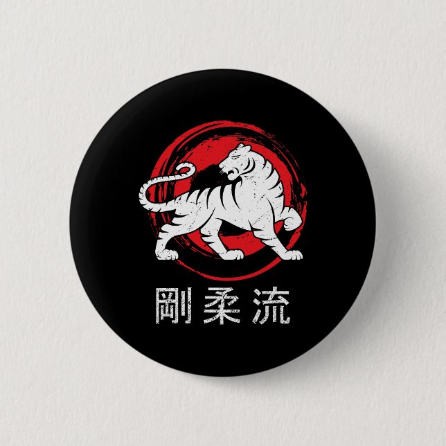 Dojo Training Karate Bestes Erbe des traditionelle Button (Vorderseite)