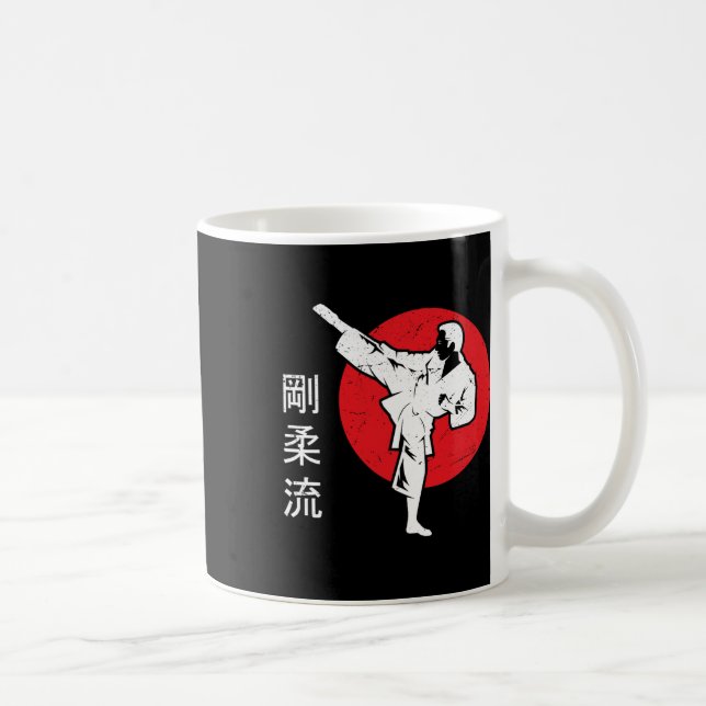 Dojo Training Karate Bestes Erbe des traditionelle Kaffeetasse (Rechts)
