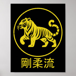 Dojo Training Karate Bestes Erbe des traditionelle Poster