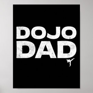 Dojo Vater Martial Arts Funny Vatertag Geschenk fü Poster
