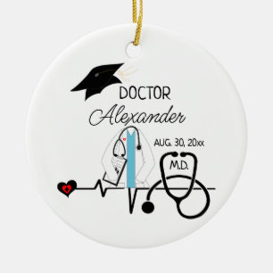 Doktor Abschluss Medical Student Grad Weihnachten Keramik Ornament