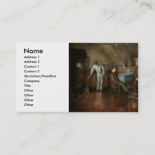 Doktor - altmodischer Einfluss - 1905-45 Visitenkarte