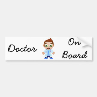 Doktor an Bord Autoaufkleber